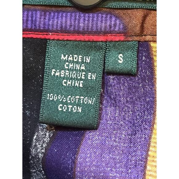 Lauren Ralph Lauren Women's Equestrian Bridle Horse Button Up Shirt. Small VTG? - Picture 6 of 9